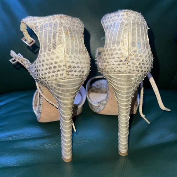 Gently used Double Ankle straps Jimmy Choo 9.5 - Picture 2 of 6